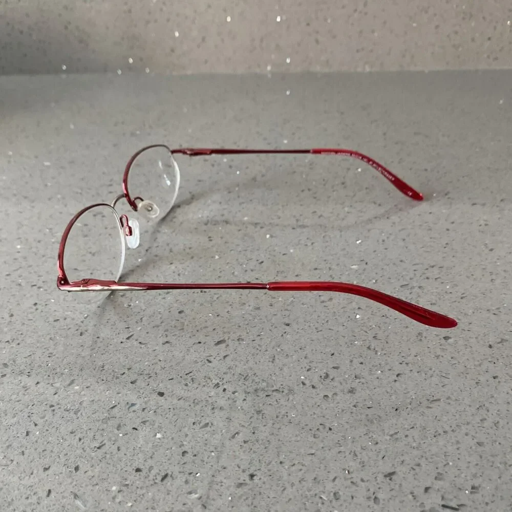 Genevieve Paris Design Modern Jasmine Eyeglasses Frames ONLY 52-16-140 burgundy